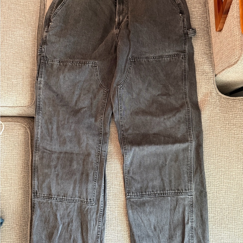 Abercrombie & Fitch Men's Dark Gray Cargo Pants